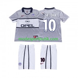 Paris Saint-Germain Matchtröja OKOCHA 10 2000 2001 Retro Borta Kortärmad ,Fotbollsställ Barn