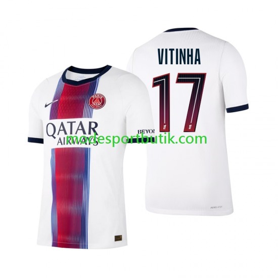 Paris Saint-Germain Matchtröja Vitinha 17 Borta 2026-2027 Kortärmad ,Herr