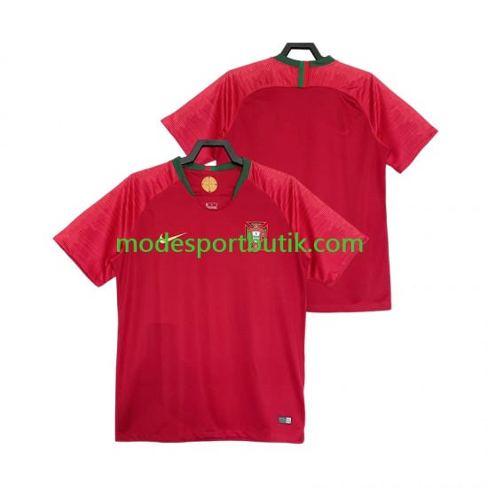 Portugal Matchtröja 2018 Retro Hemma Kortärmad ,Herr
