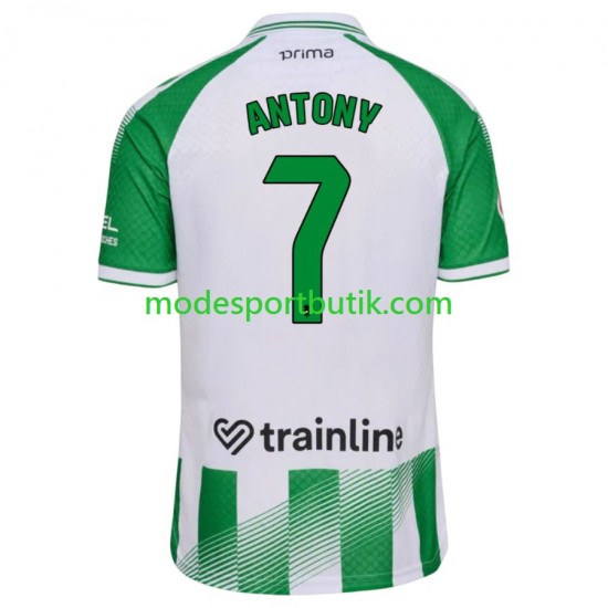 Real Betis Matchtröja Antony 7 Hemma 2026-2027 Kortärmad ,Herr