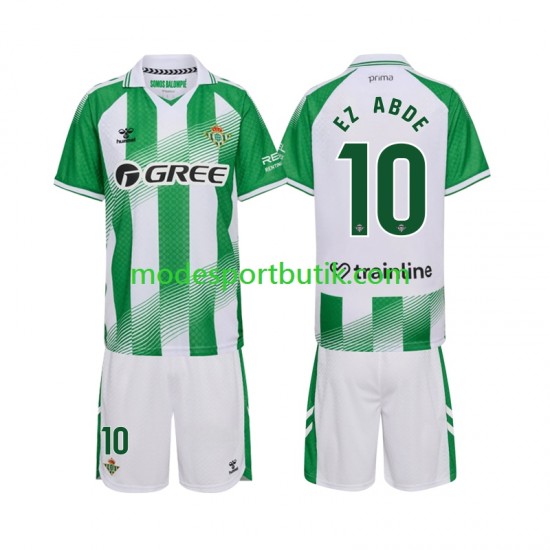 Real Betis Matchtröja Ez Abde 10 Hemma 2026-2027 Kortärmad ,Fotbollsställ Barn
