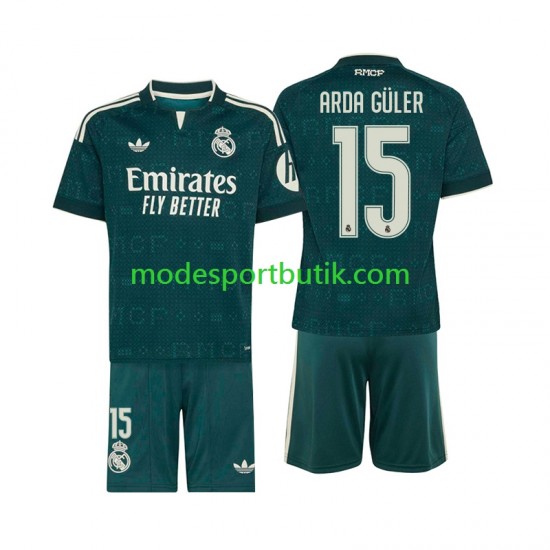Real Madrid Matchtröja Arda Guler 15 Borta 2026-2027 Kortärmad ,Fotbollsställ Barn
