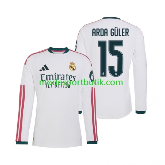 Real Madrid Matchtröja Arda Guler 15 Hemma 2026-2027 Långärmad ,Herr