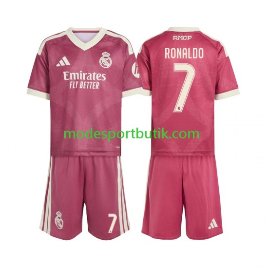 Real Madrid Matchtröja Cristiano Ronaldo 7 Tredje 2026-2027 Kortärmad ,Fotbollsställ Barn