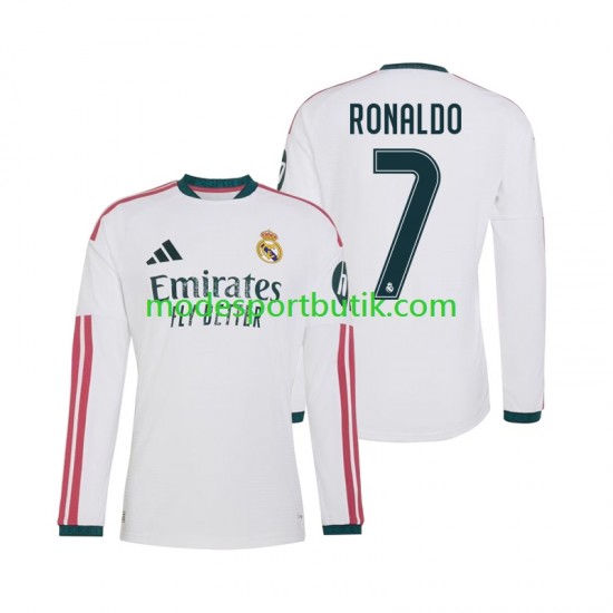 Real Madrid Matchtröja Cristiano Ronaldo 7 Hemma 2026-2027 Långärmad ,Herr