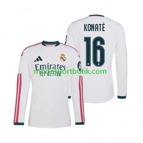 Real Madrid Matchtröja Ibrahima Konate 16 Hemma 2026-2027 Långärmad ,Herr
