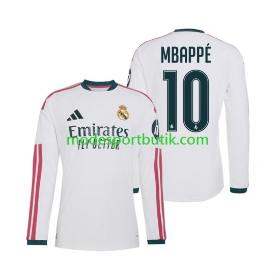 Real Madrid Matchtröja Mbappé Kylian 10 Hemma 2026-2027 Långärmad ,Herr