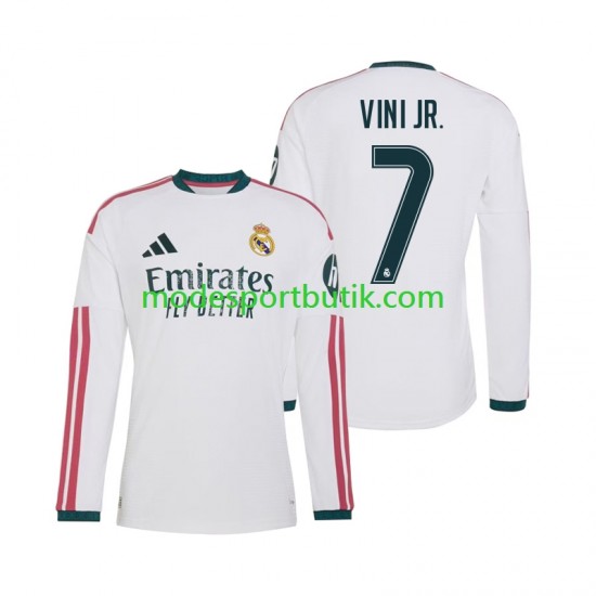 Real Madrid Matchtröja Vinicius Junior 7 Hemma 2026-2027 Långärmad ,Herr