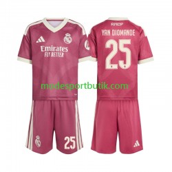 Real Madrid Matchtröja Yan Diomande 25 Tredje 2026-2027 Kortärmad ,Fotbollsställ Barn