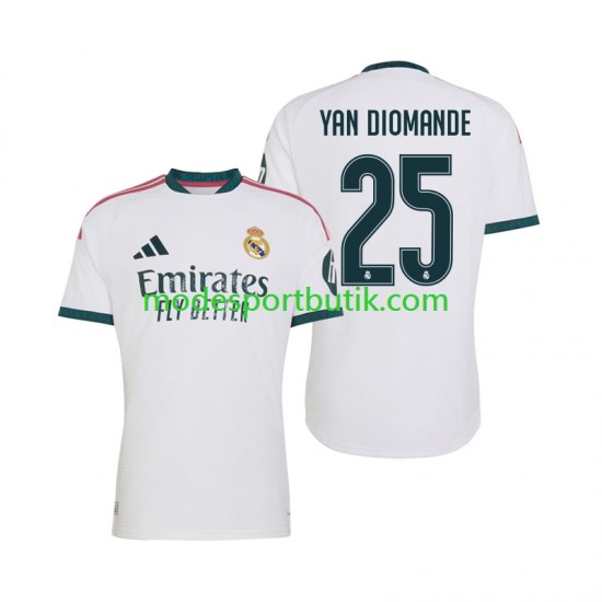 Real Madrid Matchtröja Yan Diomande 25 Hemma 2026-2027 Kortärmad ,Herr