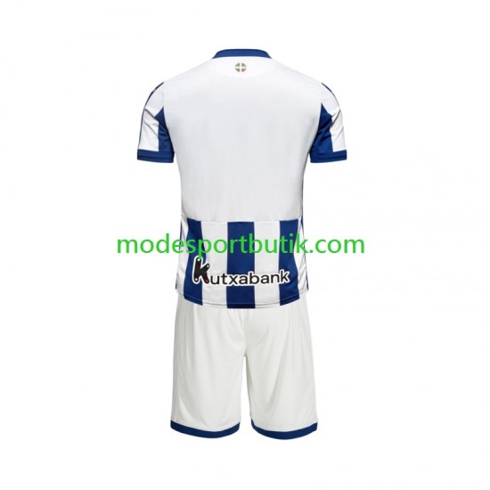 Real Sociedad Matchtröja Hemma 2026-2027 Kortärmad ,Fotbollsställ Barn