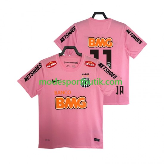 Matchtröja Santos Neymar JR 11 2012 2013 Retro Fjärde Kortärmad ,Herr
