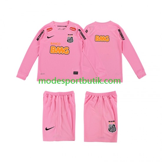 Matchtröja Santos 2012 2013 Retro Fjärde Långärmad ,Fotbollsställ Barn