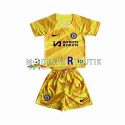 Chelsea Matchtröja Målvakt Hemma 2023-2024 Kortärmad ,Fotbollsställ Barn