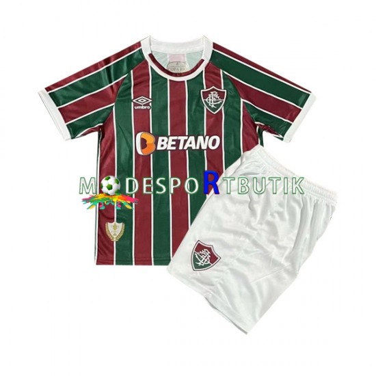 Fluminense Matchtröja Hemma 2023-2024 Kortärmad ,Fotbollsställ Barn