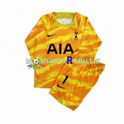 Tottenham Hotspur Matchtröja Hugo Orange Målvakt Borta 2023-2024 Långärmad ,Fotbollsställ Barn