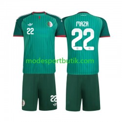Algeriet Matchtröja Ibrahim Maza 22 Borta 2026 Kortärmad ,Fotbollsställ Barn