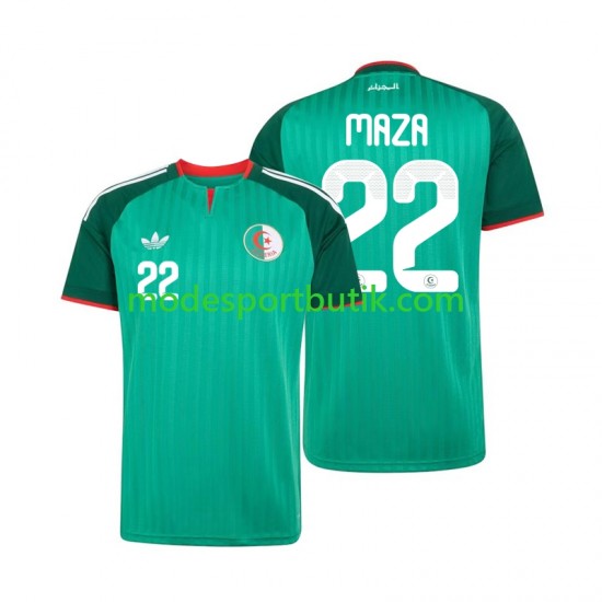 Algeriet Matchtröja Ibrahim Maza 22 Borta 2026 Kortärmad ,Herr