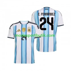 Argentina Matchtröja Enzo Fernandez 24 Hemma VM 2026 Kortärmad ,Herr