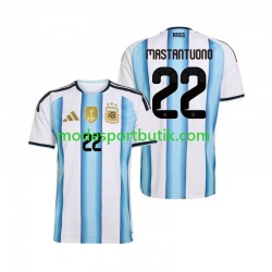 Argentina Matchtröja Franco Mastantuono 22 Hemma VM 2026 Kortärmad ,Herr