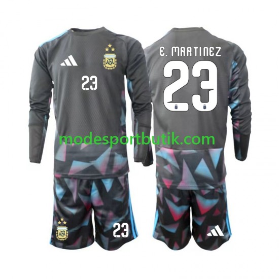 Argentina Matchtröja Emiliano Martinez 23 Målvakt Hemma VM 2026 Långärmad ,Fotbollsställ Barn Argentina Matchtröja Emiliano Martinez 23 Målvakt Hemma VM 2026 Långärmad ,Fotbollsställ Barn