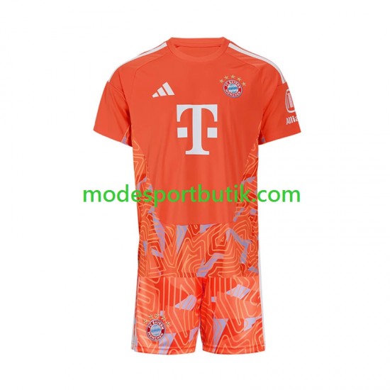 FC Bayern München Matchtröja Målvakt Borta 2026-2027 Kortärmad ,Fotbollsställ Barn
