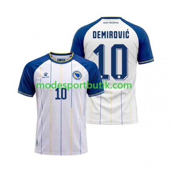 Bosnien och Hercegovina Matchtröja Ermedin Demirovic 10 Borta VM 2026 Kortärmad ,Herr