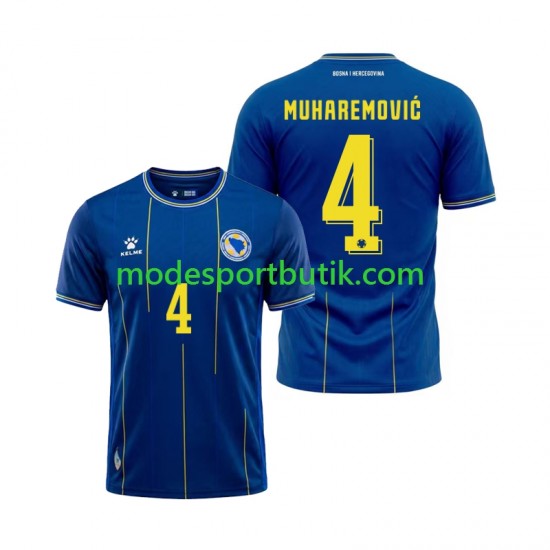 Bosnien och Hercegovina Matchtröja Tarik Muharemovic 4 Hemma VM 2026 Kortärmad ,Herr