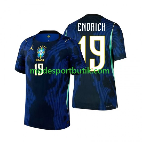 Brasilien Matchtröja Endrick 19 Borta VM 2026 Kortärmad ,Herr