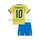 Brasilien Matchtröja Neymar JR 10 Hemma VM 2026 Kortärmad ,Fotbollsställ Barn Brasilien Matchtröja Neymar JR 10 Hemma VM 2026 Kortärmad ,Fotbollsställ Barn
