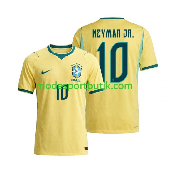 Brasilien Matchtröja Neymar JR 10 Hemma VM 2026 Kortärmad ,Herr