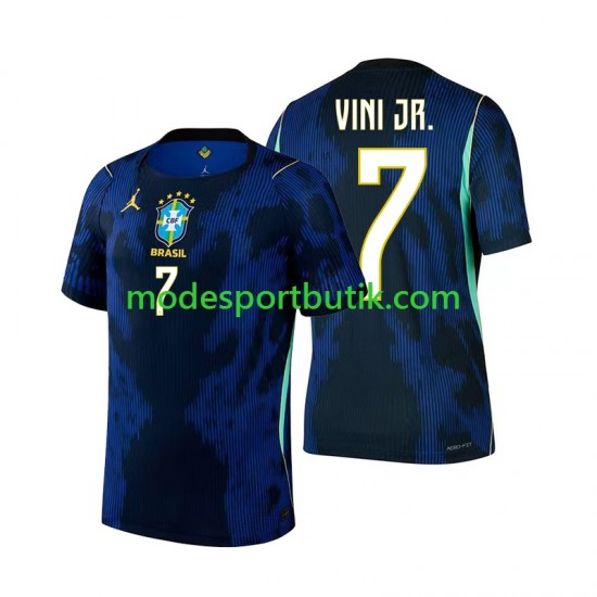 Brasilien Matchtröja Vinicius Junior 7 Borta VM 2026 Kortärmad ,Herr