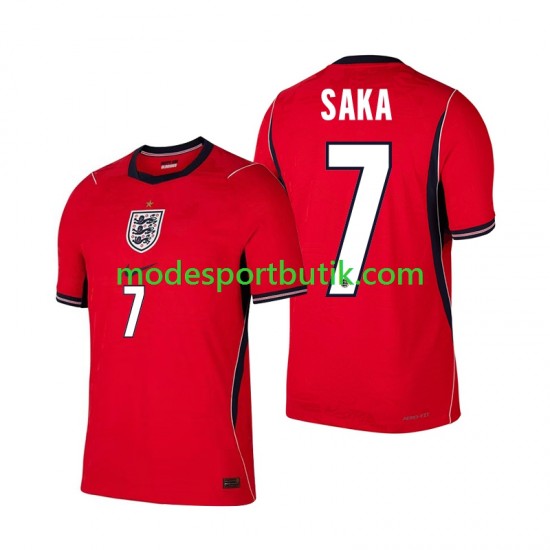 England Matchtröja Bukayo Saka 7 Borta VM 2026 Kortärmad ,Herr