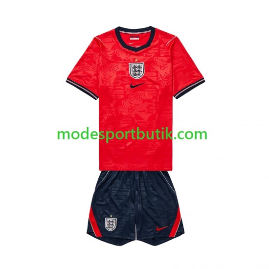 England Matchtröja Borta VM 2026 Kortärmad ,Fotbollsställ Barn