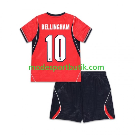 England Matchtröja Jude Bellingham 10 Borta VM 2026 Kortärmad ,Fotbollsställ Barn