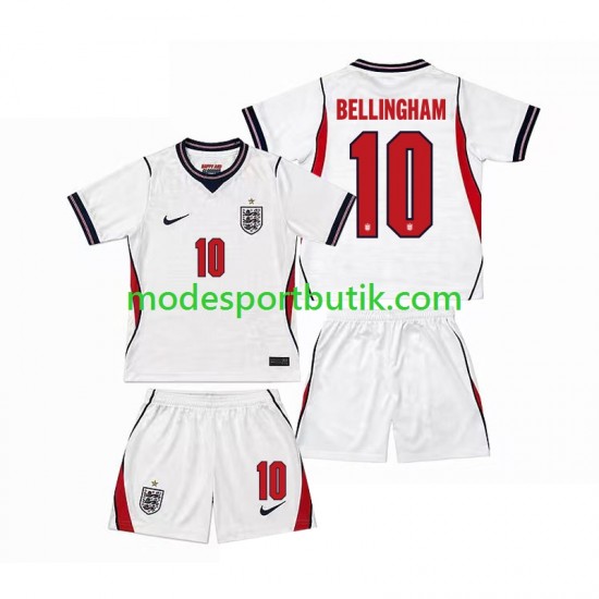 England Matchtröja Jude Bellingham 10 Hemma VM 2026 Kortärmad ,Fotbollsställ Barn