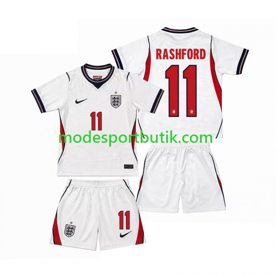 England Matchtröja Marcus Rashford 11 Hemma VM 2026 Kortärmad ,Fotbollsställ Barn