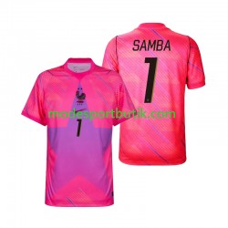 Frankrike Matchtröja Brice Samba 1 Målvakt Borta VM 2026 Kortärmad ,Herr