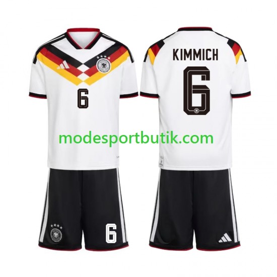 Tyskland Matchtröja Joshua Kimmich 6 Hemma VM 2026 Kortärmad ,Fotbollsställ Barn