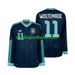 Tyskland Matchtröja Nick Woltemade 11 Borta VM 2026 Långärmad ,Herr Tyskland Matchtröja Nick Woltemade 11 Borta VM 2026 Långärmad ,Herr