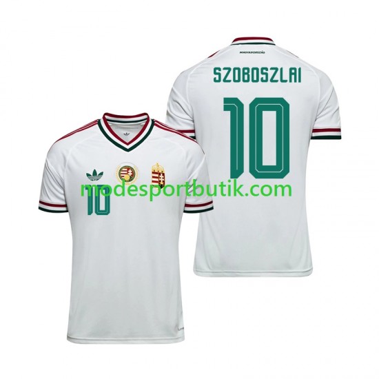Ungern Matchtröja Dominik Szoboszlai 10 Borta VM 2026 Kortärmad ,Herr