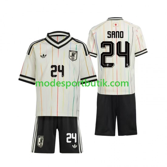 Japan Matchtröja Kaishu Sano 24 Borta VM 2026 Kortärmad ,Fotbollsställ Barn Japan Matchtröja Kaishu Sano 24 Borta VM 2026 Kortärmad ,Fotbollsställ Barn