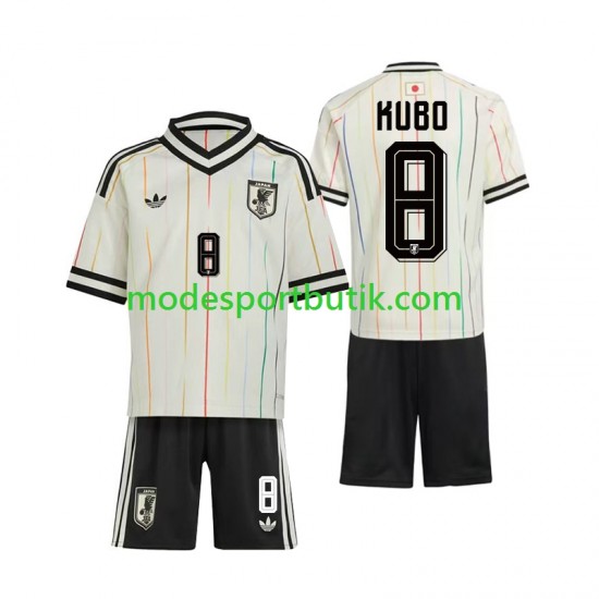 Japan Matchtröja Kubo 8 Borta VM 2026 Kortärmad ,Fotbollsställ Barn Japan Matchtröja Kubo 8 Borta VM 2026 Kortärmad ,Fotbollsställ Barn