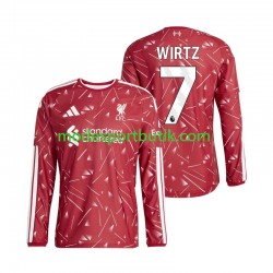 Liverpool Matchtröja Florian Wirtz 7 Hemma 2026-2027 Långärmad ,Herr