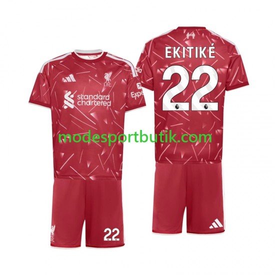 Liverpool Matchtröja Hugo Ekitike 22 Hemma 2026-2027 Kortärmad ,Fotbollsställ Barn