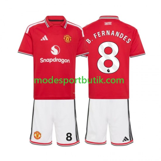 Manchester United Matchtröja Bruno Fernandes 8 Hemma 2026-2027 Kortärmad ,Fotbollsställ Barn Manchester United Matchtröja Bruno Fernandes 8 Hemma 2026-2027 Kortärmad ,Fotbollsställ Barn