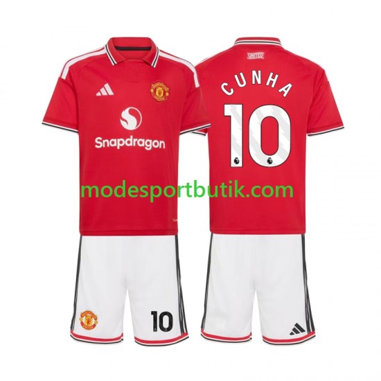 Manchester United Matchtröja Matheus Cunha 10 Hemma 2026-2027 Kortärmad ,Fotbollsställ Barn Manchester United Matchtröja Matheus Cunha 10 Hemma 2026-2027 Kortärmad ,Fotbollsställ Barn
