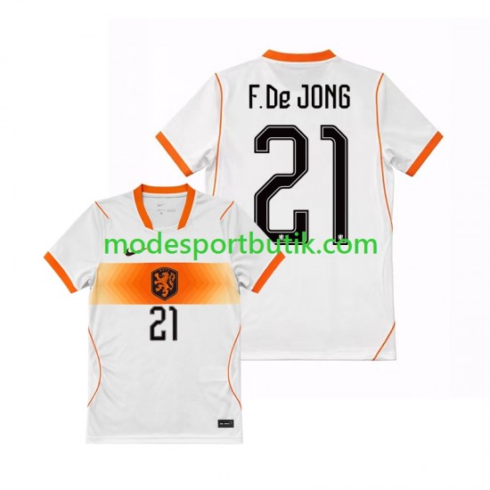 Nederländerna Matchtröja Frenkie de Jong 21 Borta VM 2026 Kortärmad ,Herr