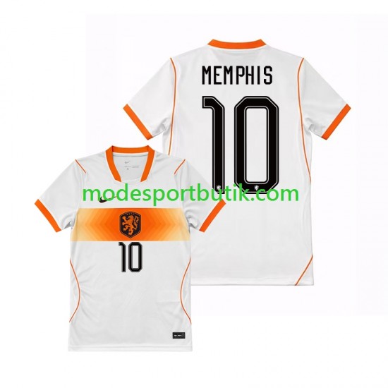 Nederländerna Matchtröja Memphis Depay 10 Borta VM 2026 Kortärmad ,Herr