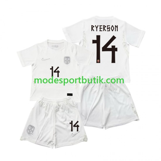 Norge Matchtröja Julian Ryerson 14 Tredje VM 2026 Kortärmad ,Fotbollsställ Barn